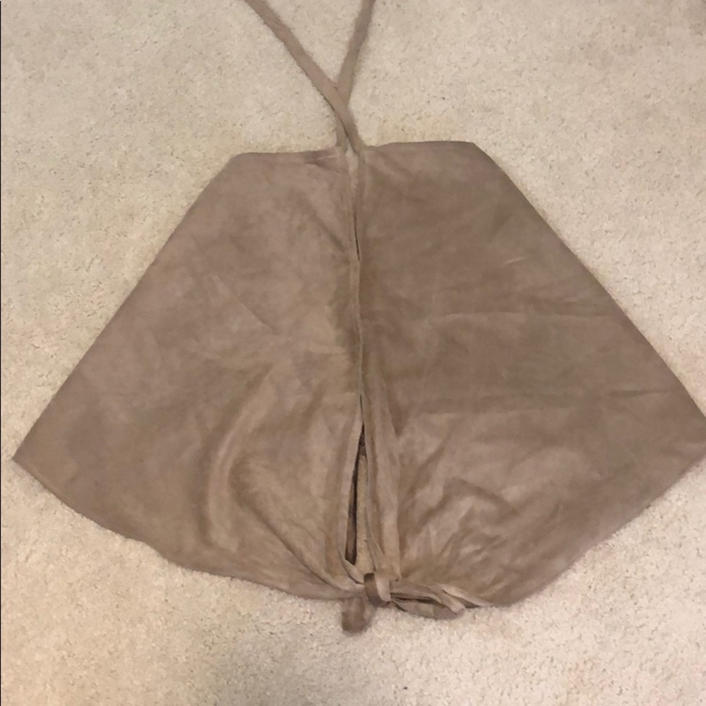 open back halter top